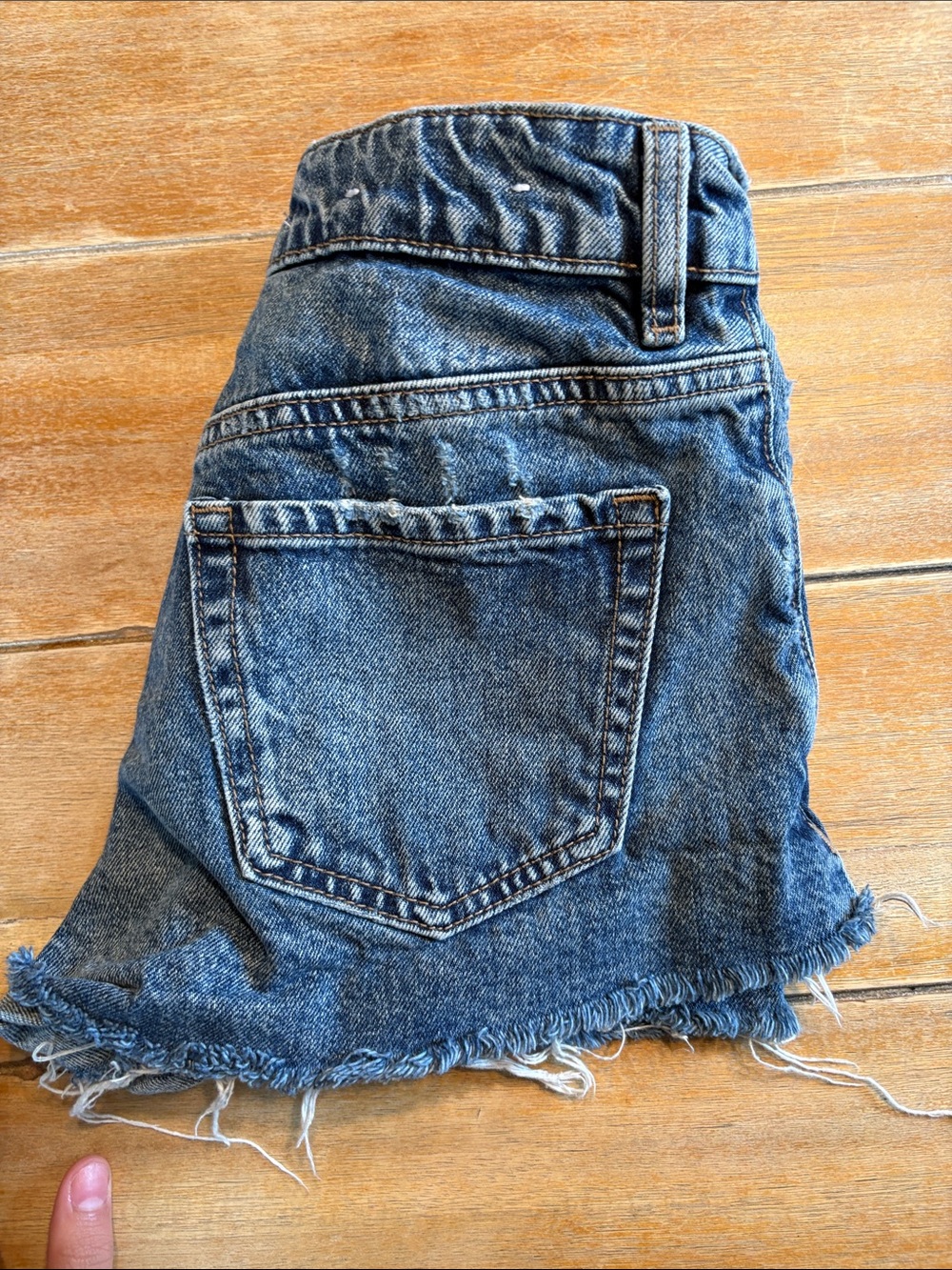 Garage Blue Denim Shorts Never worn NWOT - Picture 4 of 5